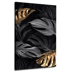 Black Gold Leaves