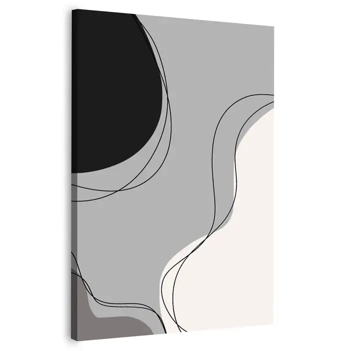 Elegant, Trendy Abstract Shape Wall Art