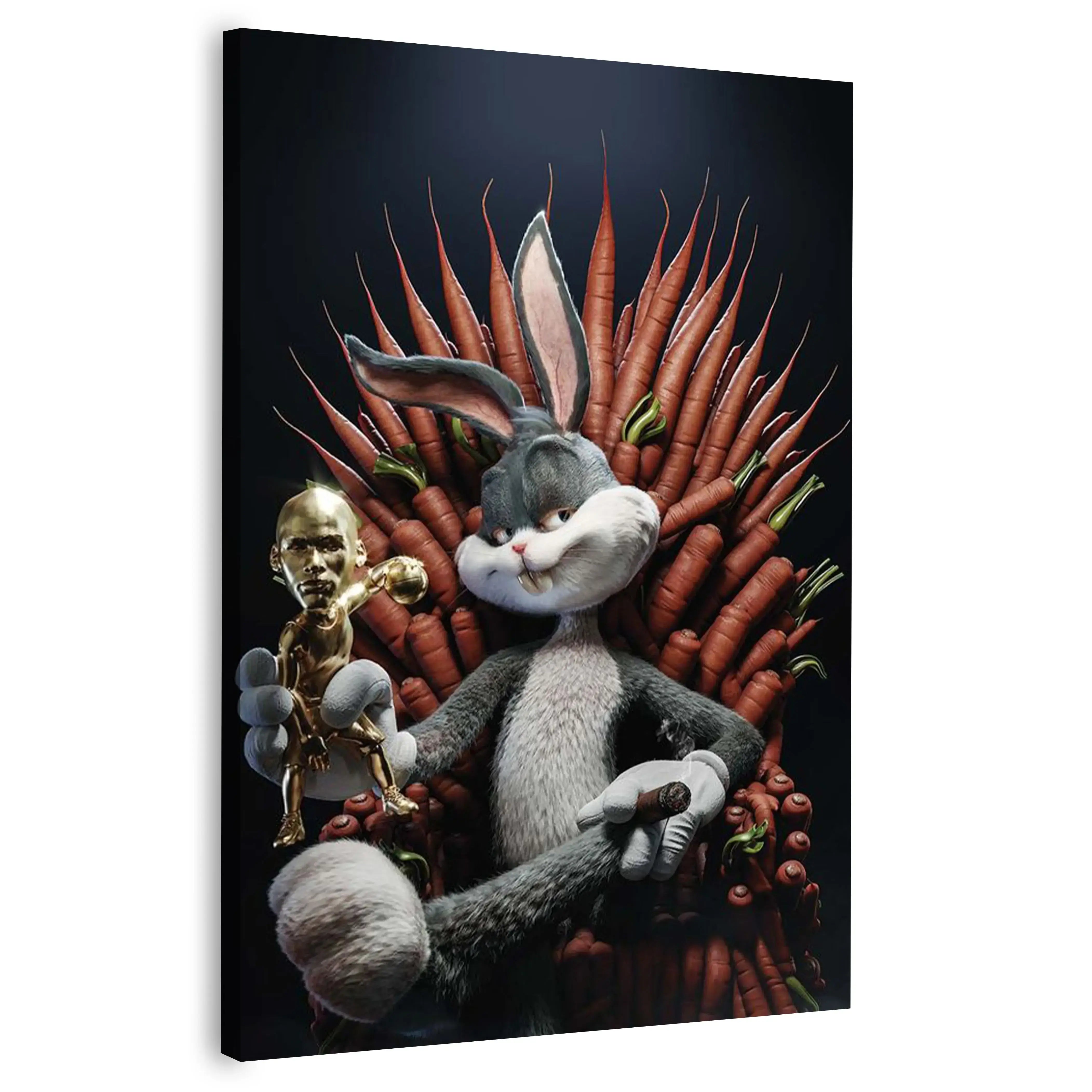 Kingdom Of Carrots Canvas Frames Wall Art