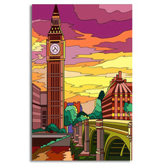 Big Ben (Queen Elizabeth Tower) Canvas Frames Wall Art