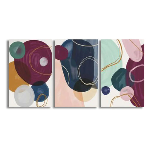 Rumlly Modern colour Bundle (3Panel) Wall Art