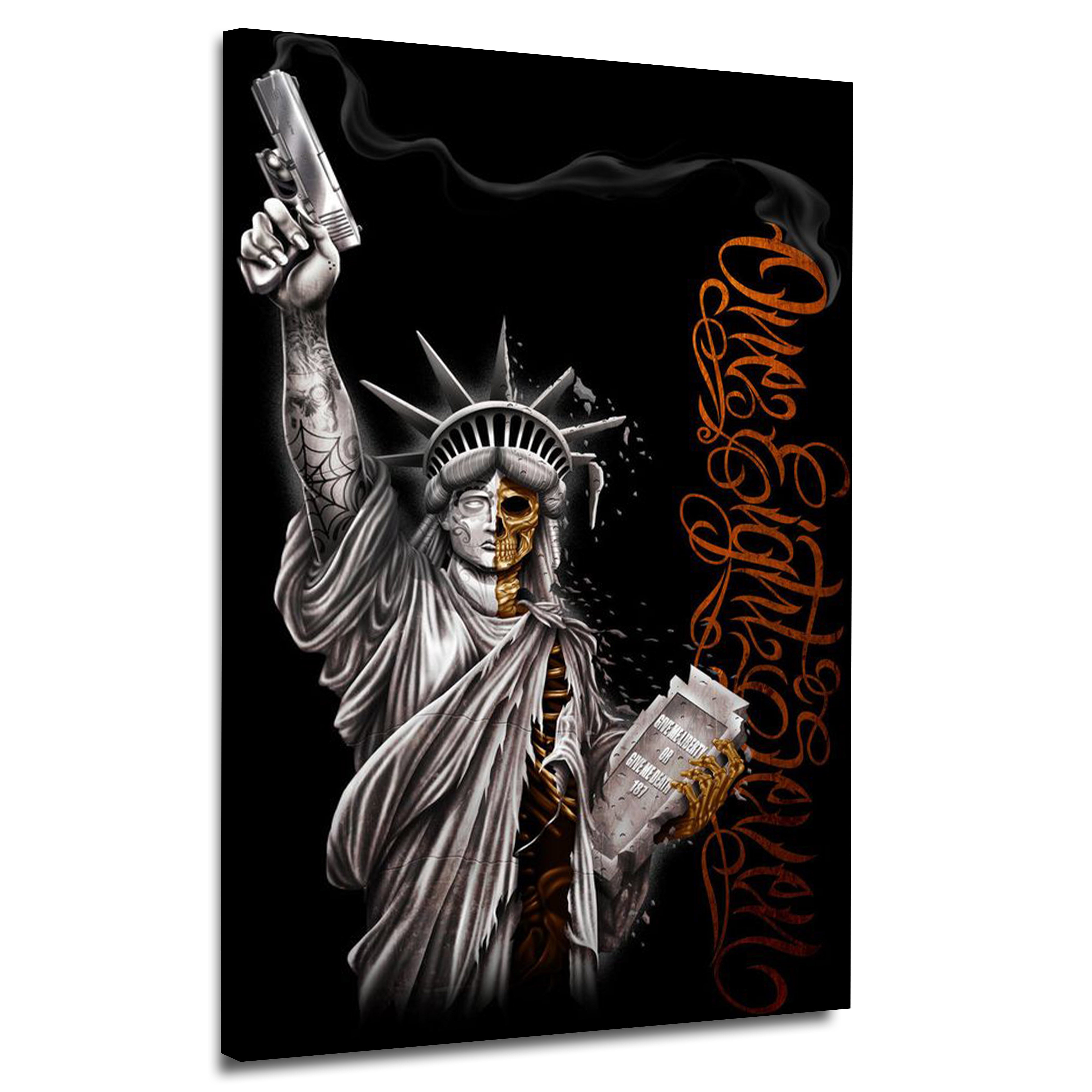 Gangster Graffiti Swag Canvas Art