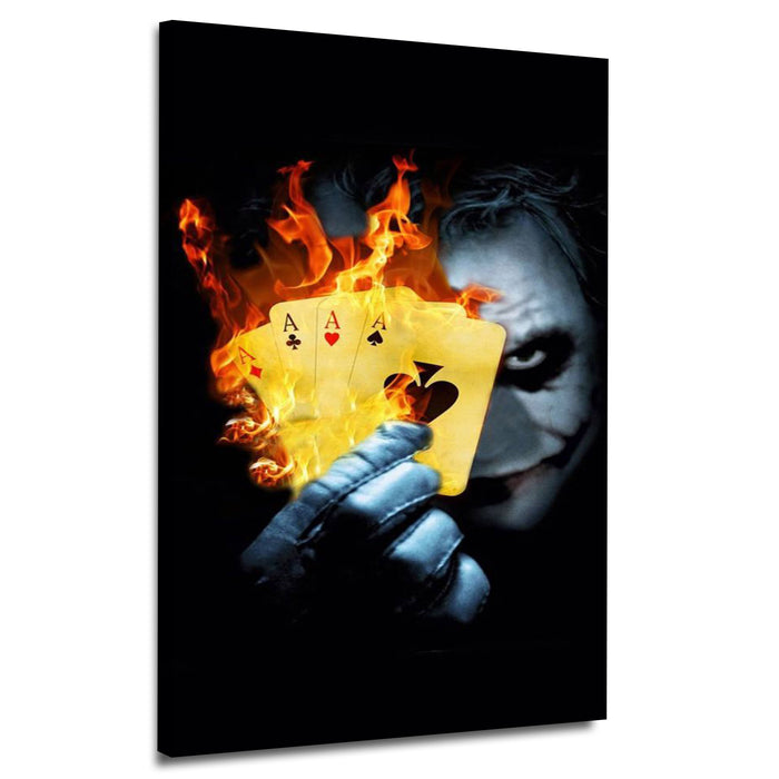 Joker hand burning cards