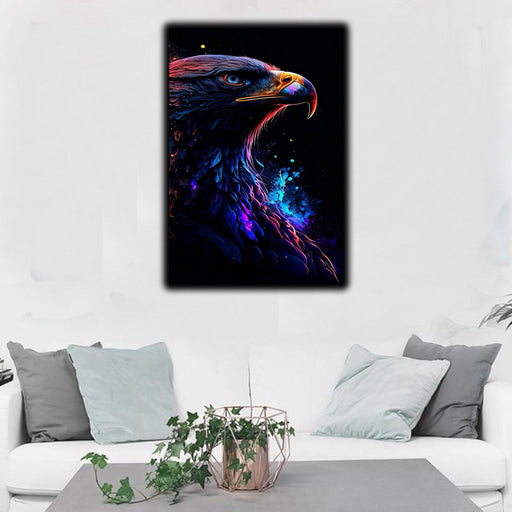 Majestic Bird Illustration Canvas