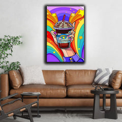 Multicolor Ice Cream Canvas