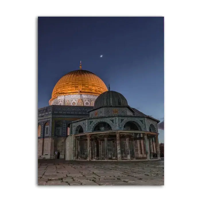 Dome of the Rock "Al-Aqsa Mosque" Canvas Frames Wall Art