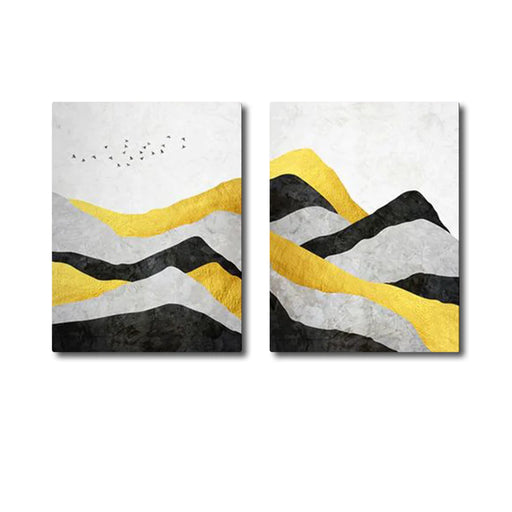 Set of 2 Modern Abstract (2panel) Wall Art