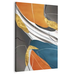 High-class Gold Foil Abstract Wall Art