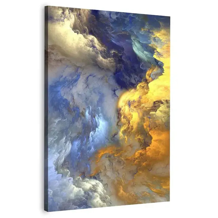 Nordic Decor Abstract Cloud Mist Wall Art