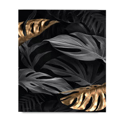 Black Gold Leaves