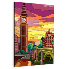 Big Ben (Queen Elizabeth Tower) Canvas Frames Wall Art