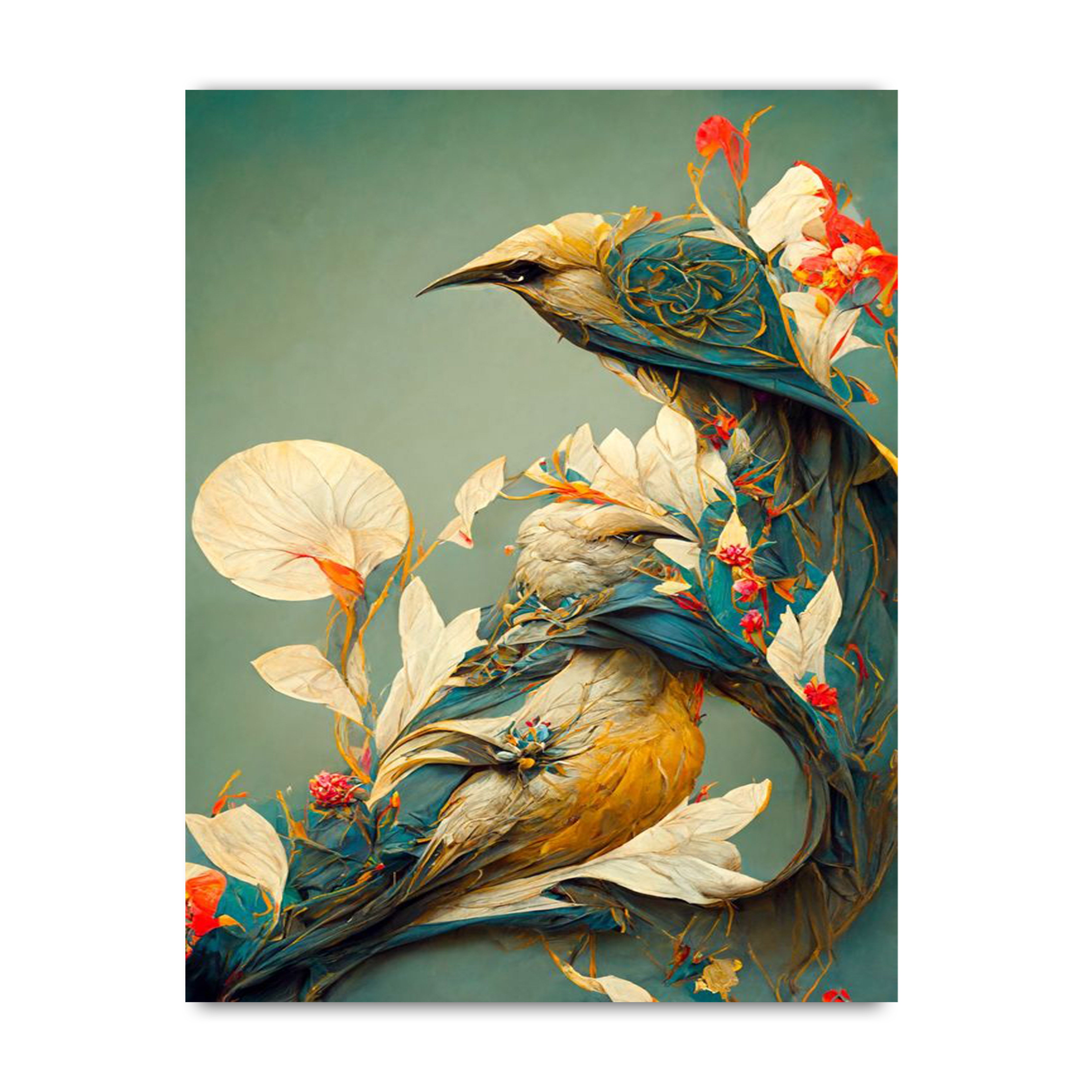 Boho Exotica With Bird