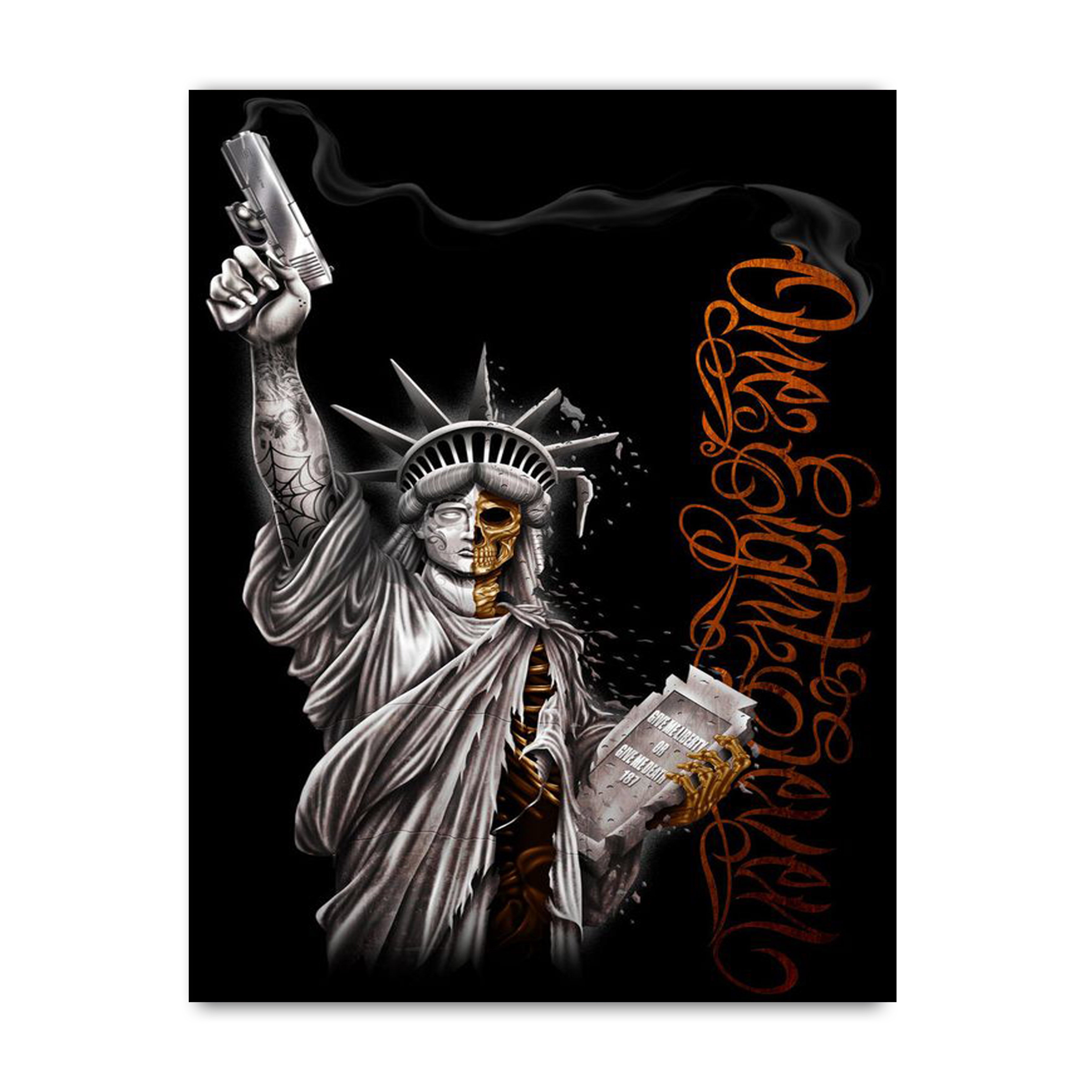 Gangster Graffiti Swag Canvas Art