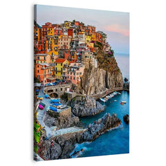 Sunset in Manarola Cinque Terre Wall Art