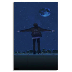 Sleeping Boy Animated Canvas Frames Wall Art