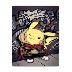 Pikachu Canvas Frames Wall Art