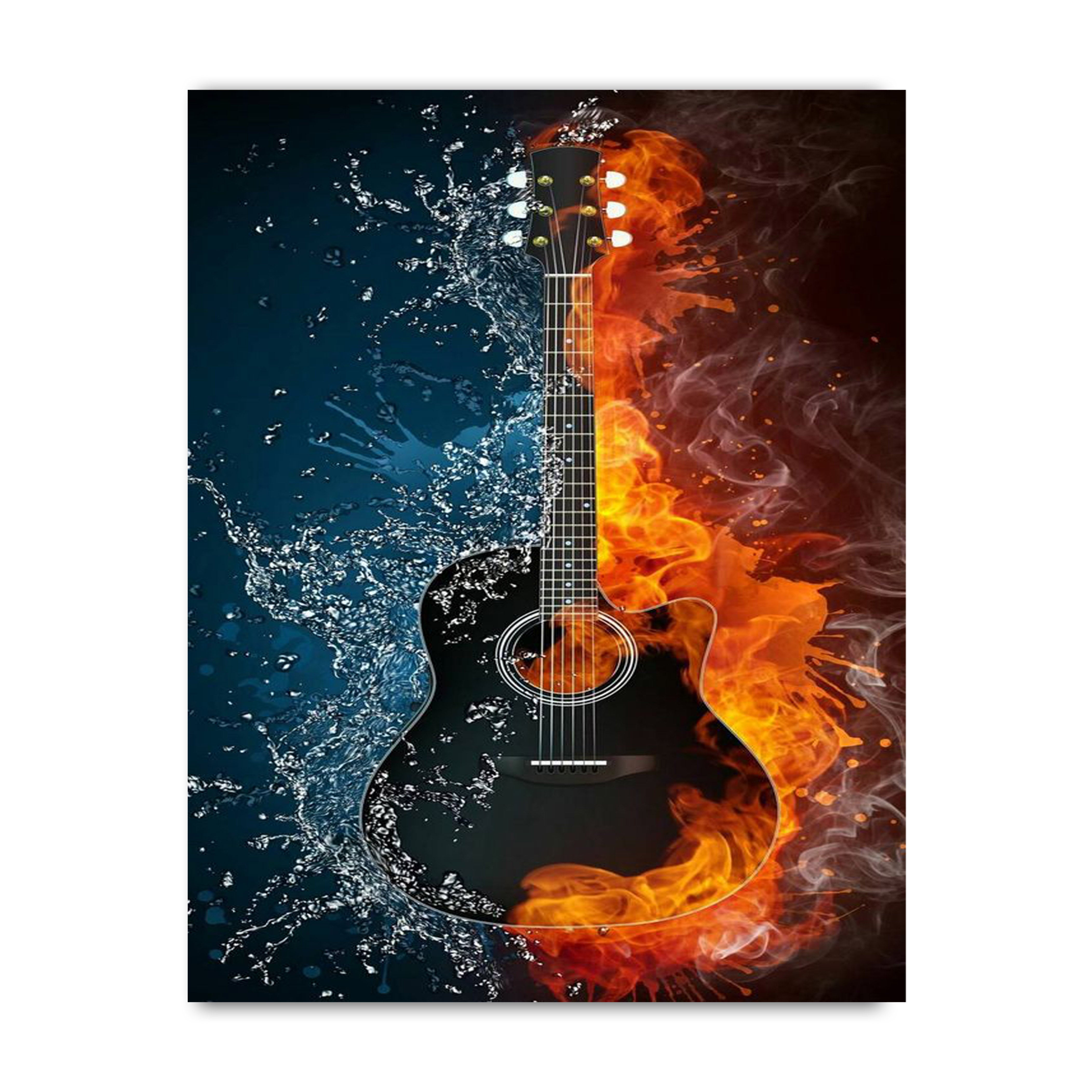 Acoustic Guitar Fire Water