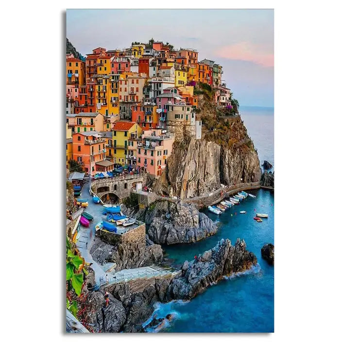 Sunset in Manarola Cinque Terre Wall Art