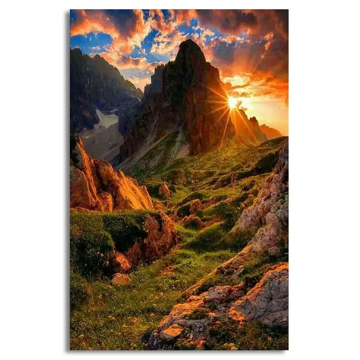 Sunrise Nature Landscape Canvas Frames Wall Art