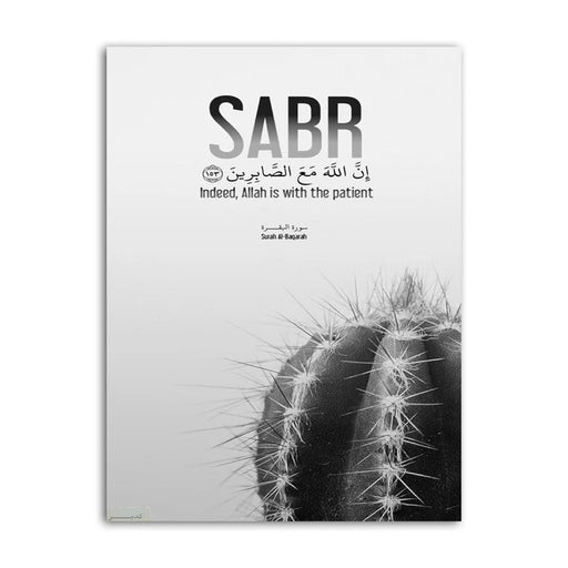 Islamic Quote SABR Canvas frames Wall Art