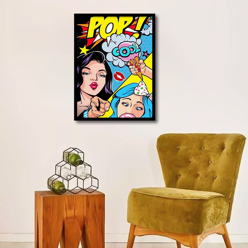 Comic Pop Canvas Frames