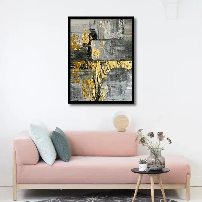 Bold Design Gold Plus Black Wall Art