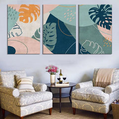 Botanical Leaves Bundle (3Panel) Wall Art