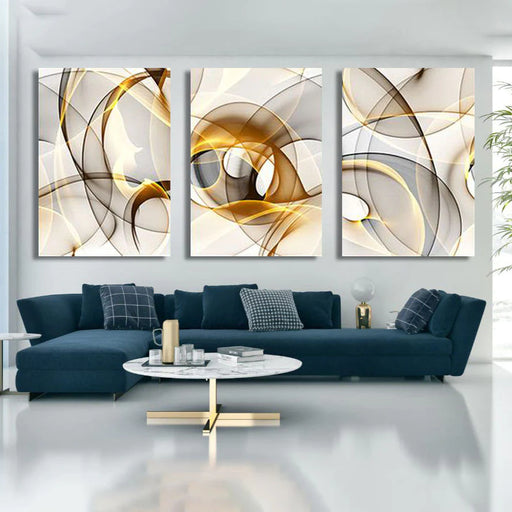 Contrasting Waves Bundle (3Panel) Wall Art