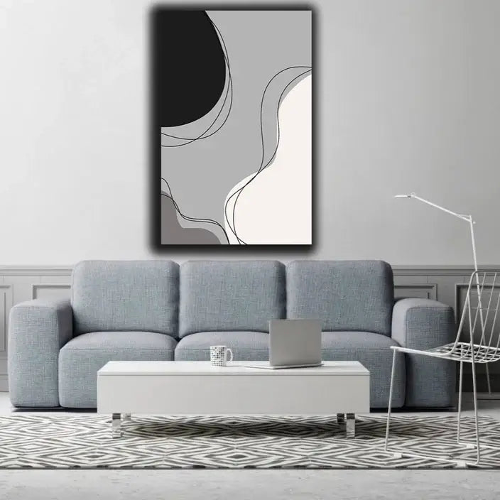 Elegant, Trendy Abstract Shape Wall Art