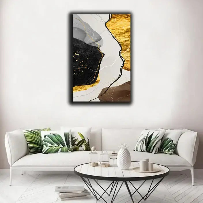 Modern Abstract Marble Canvas Frames Wall Art