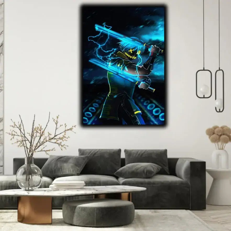 Ninja Fortnite Canvas Frames Wall Art