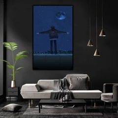 Sleeping Boy Animated Canvas Frames Wall Art