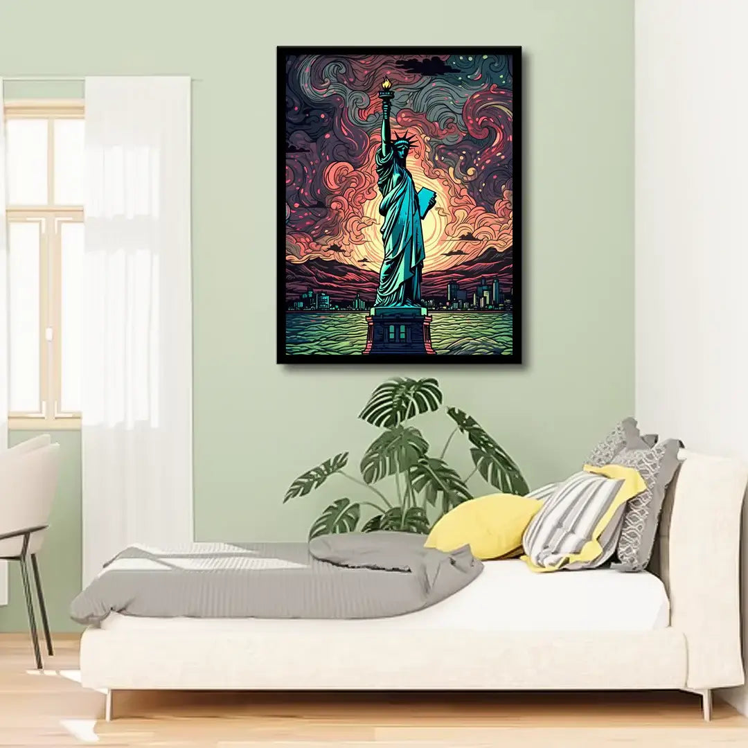 Statue of Liberty Canvas Frames #2 Wall Art