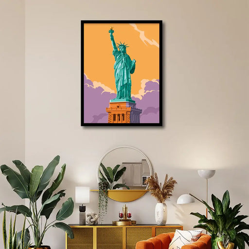 Statue of Liberty Canvas Frames Wall Art