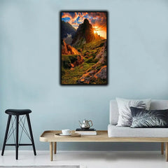 Sunrise Nature Landscape Canvas Frames Wall Art