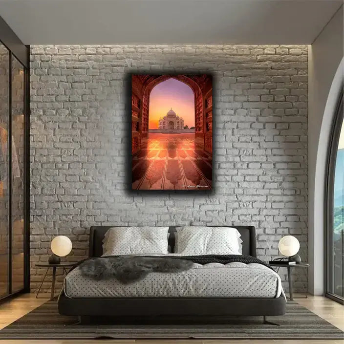 Tajmahal, Agra Canvas Frames Wall Art