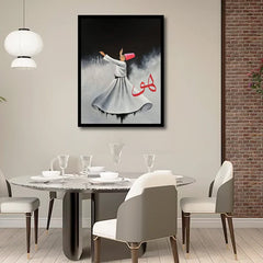 Whirling Dervish Canvas Frames Wall Art