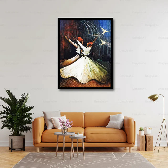 Whirling Dervishes Turkish Dance Canvas Frames Wall Art