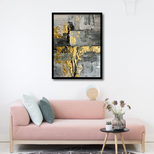 Bold Design Gold Plus Black Canvas Frames