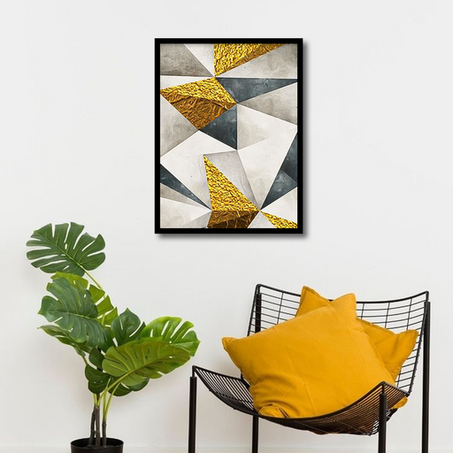 Nordic Abstract Geometry Nordic Canvas Frames