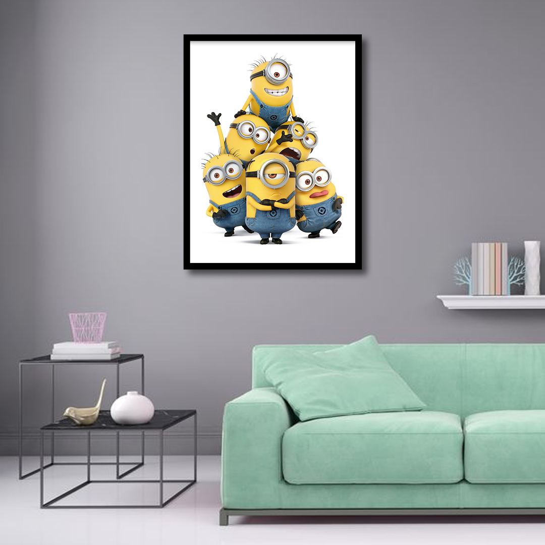 Minions Cartoon Canvas Frames