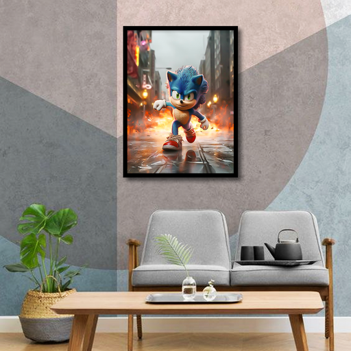 Sonic the Hedgehog Canvas Frames