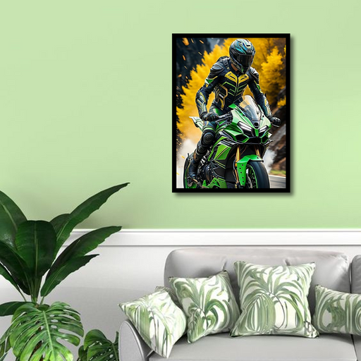 KAWASAKI MOTO Canvas Frames