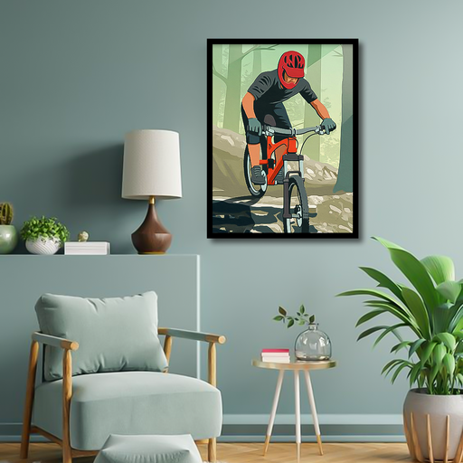 Trailside Park Mountain Bike Canvas Frames