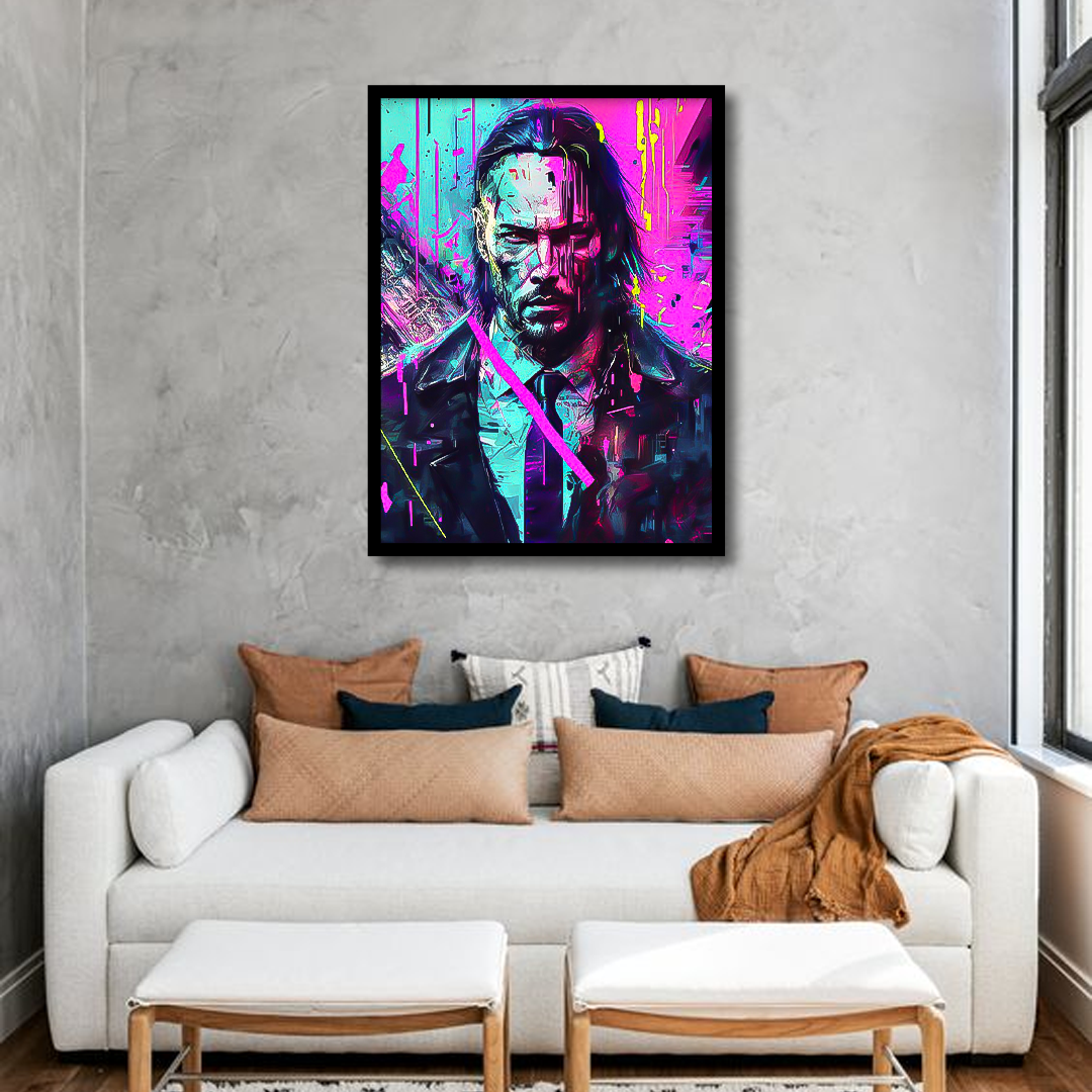 John Wick Canvas Frames