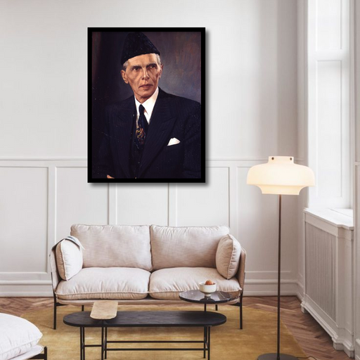 Quaid-e-Azam Mohamed Ali Jinnah Canvas Frames