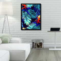 Floral Vertical Guzmania Flowers Canvas Frames