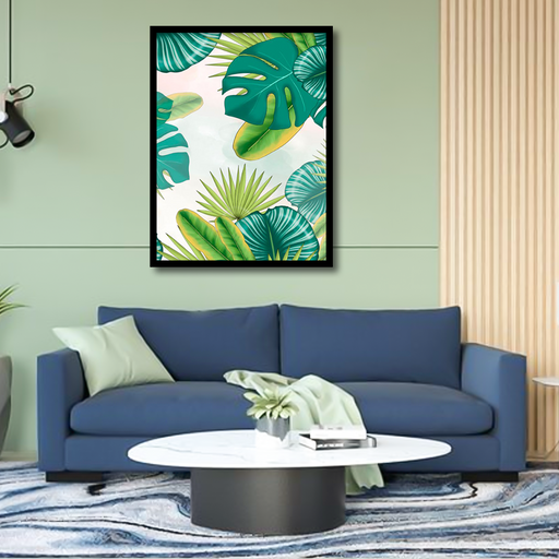 Monstera Leaf Canvas Frames