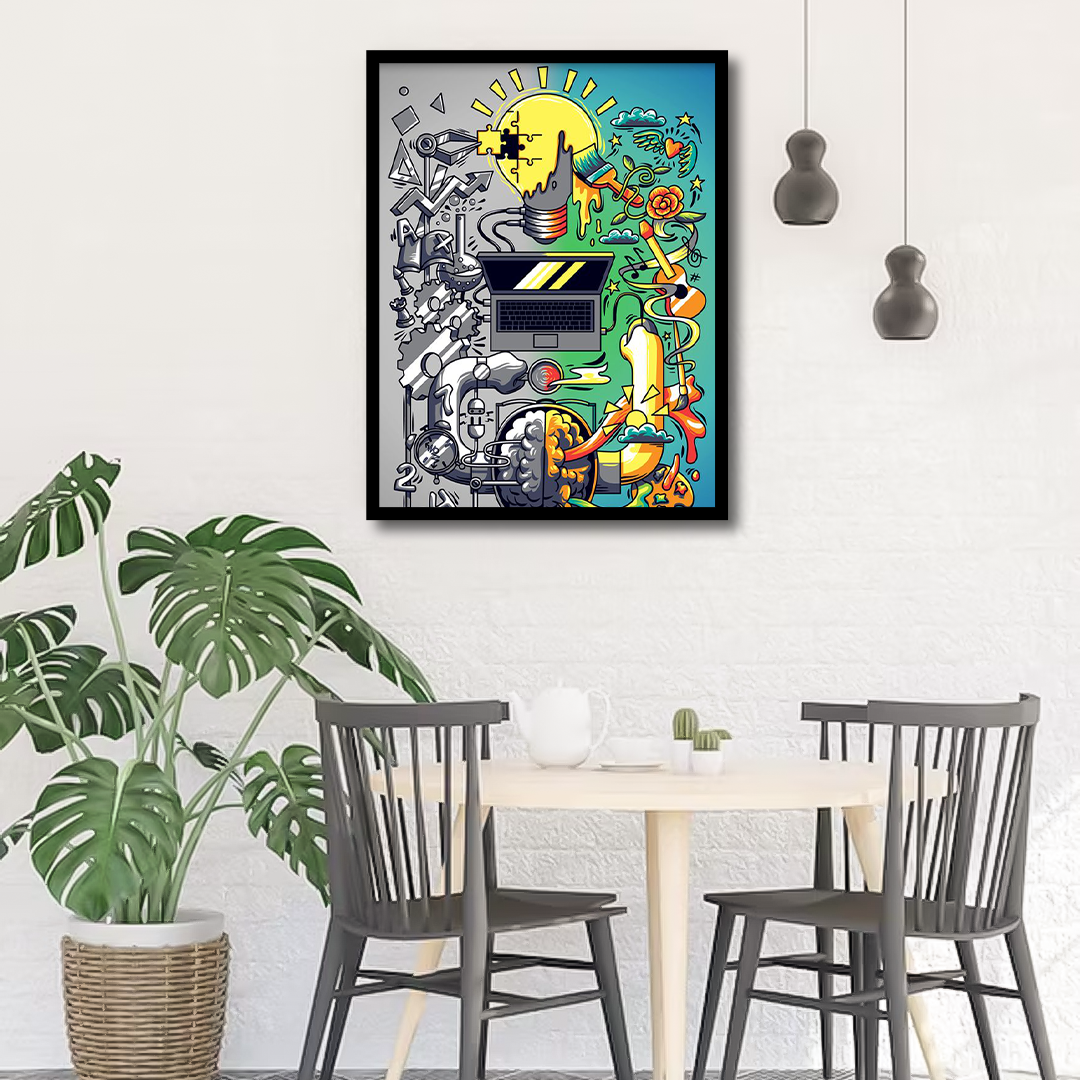 Digital Artwork Canvas Frames