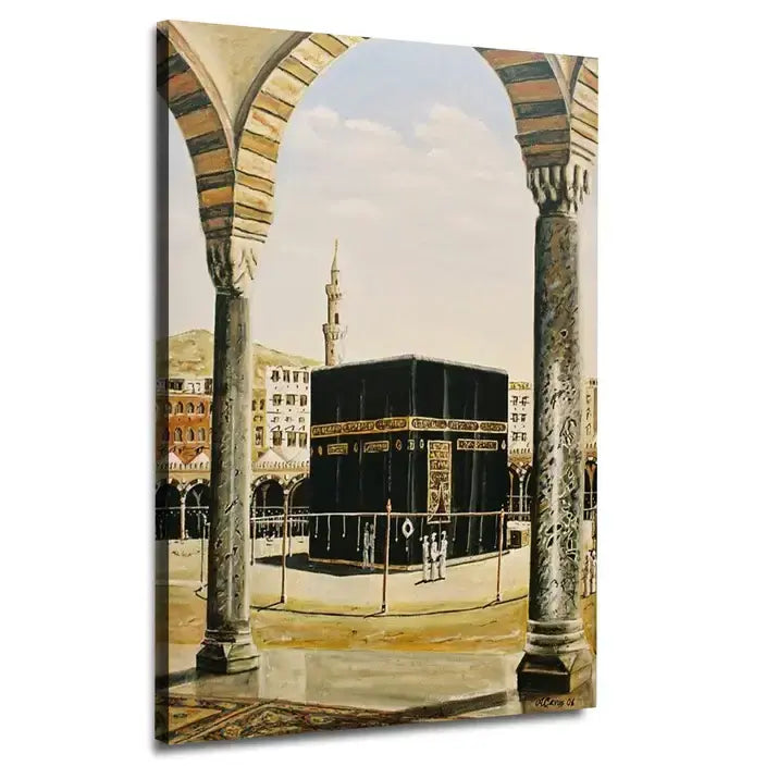 Vintage Makkah Canvas Frames Wall Art